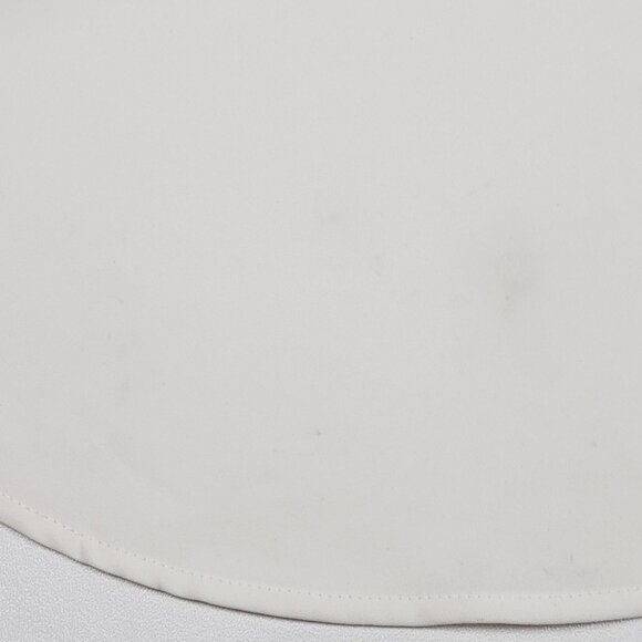 Madewell Contrast-Stitch Popover Shirt Women Small Winter White Crepe Blouse NWD - Picture 11 of 16